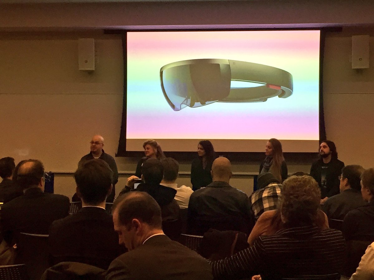 marybees's tweet image. #DisruptiveTechnologists Meetup The Augmented Reality Experience @MicrosoftNY featuring our very own @ActiveNick 2 talk #HoloLens. Whoop!