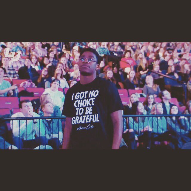 khamraps's tweet photo. Shoutout @IAmAaronColee ๐ฏ๐ฅ Was on the big screen @LibertyU #gotnochoice #LUconvo #4CO https://t.co/Y8GFRUJYpj