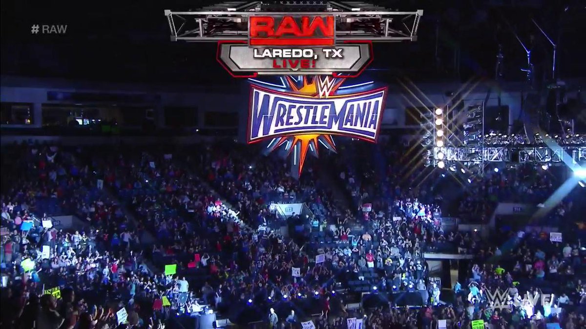 We are officially on the ROAD to WrestleMania as Monday Night RAW gets