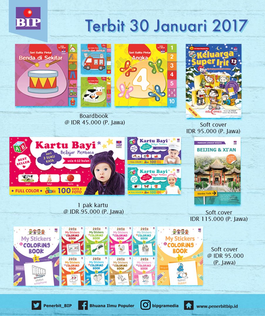 Selamat pagi Booklovers. Mimin mengawali pagi ini dengan info buku baru ya. Ada 19 judul #BukuBaru dari BIP minggu ini utk bahan referensimu