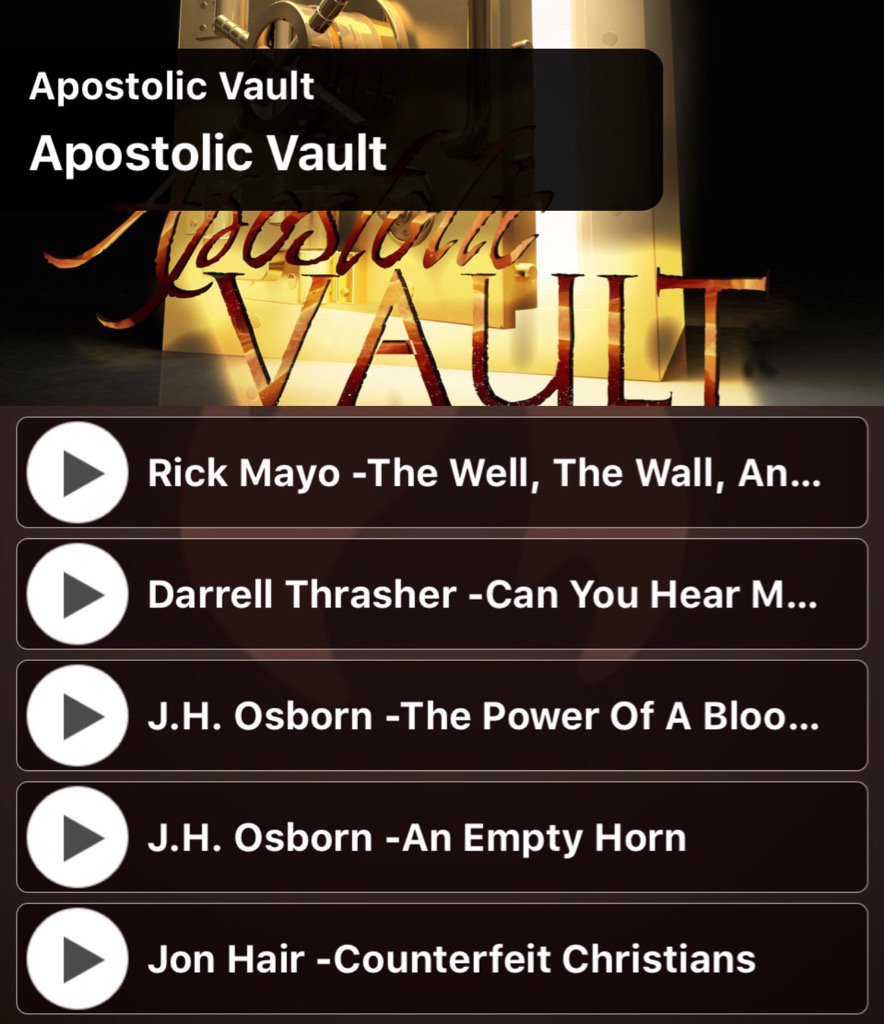 ApostolicVault's tweet photo. 5 new messages uploaded in app &amp; on website.
https://t.co/Mefg0nRQQT https://t.co/Y4uuE96zap