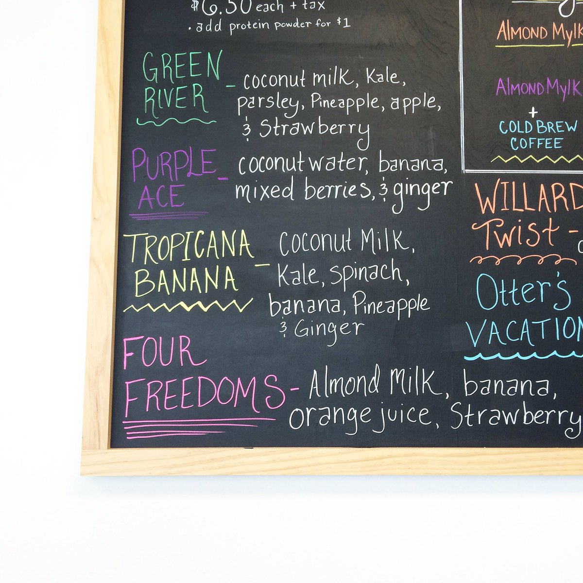 New smoothie on the menu! Tropicana Banana 👏🏼👏🏼👏🏼
