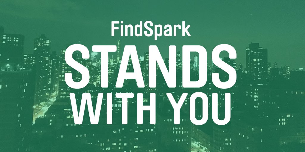 FindSpark's tweet photo. #Findspark stands in support of immigrants &amp; refugees. Here's some resources for those in need: https://t.co/JIooWxGu80 https://t.co/72SkK8oCEZ