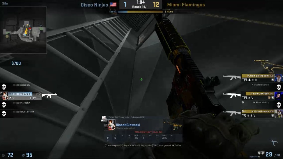 miamiflamingos's tweet photo. BO1 | Nuke | @ESEA 

#GoFlamingos 14-1!
@Jotita_Be 4K!!! #GoJonY https://t.co/eO6uOhDUjt