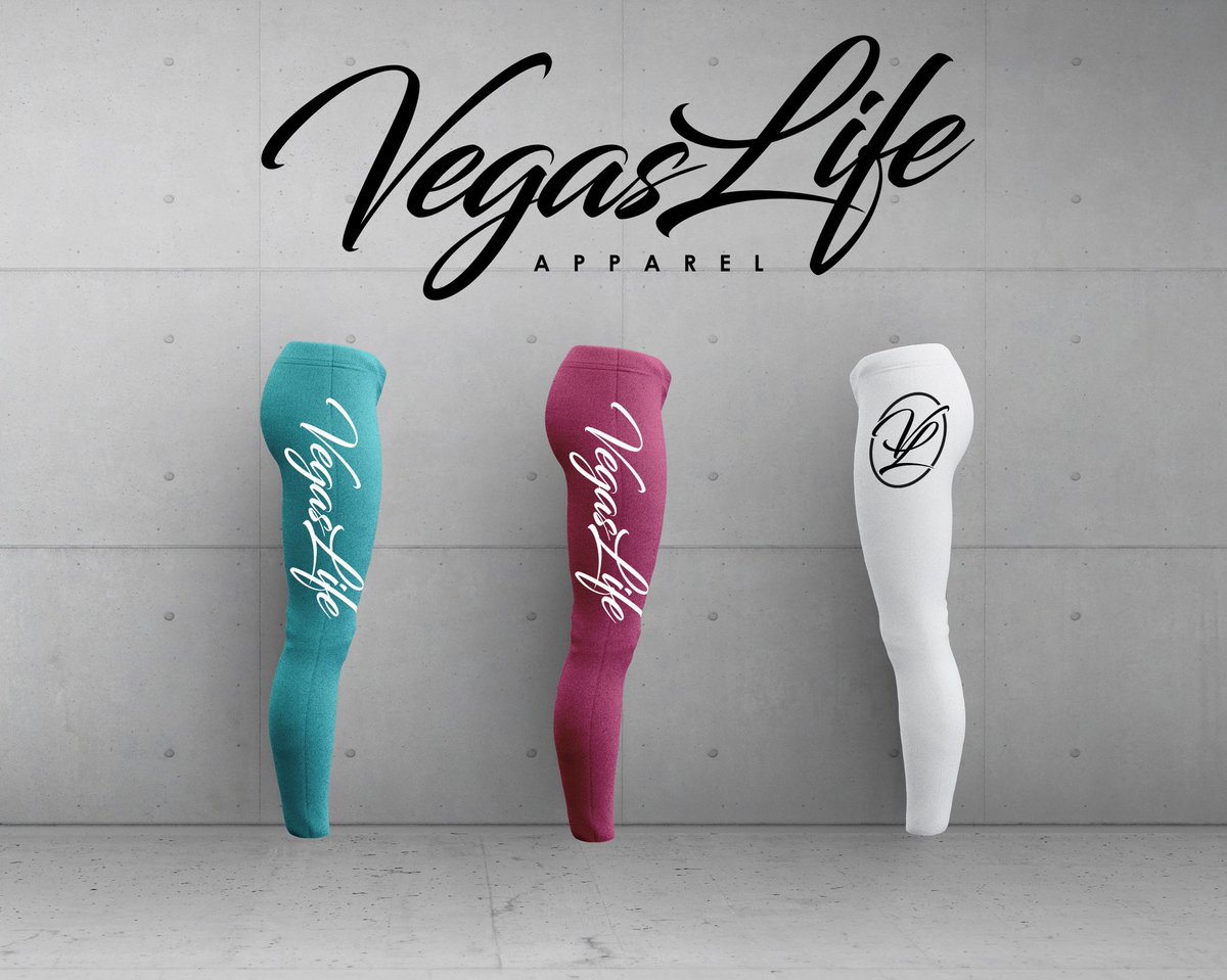 clearandvalid's tweet image. A sneak peak of the VegasLife graphic on the yoga pants! Whatcha girls think?And Yes they will be scrunch butts and other colors #VegasLife