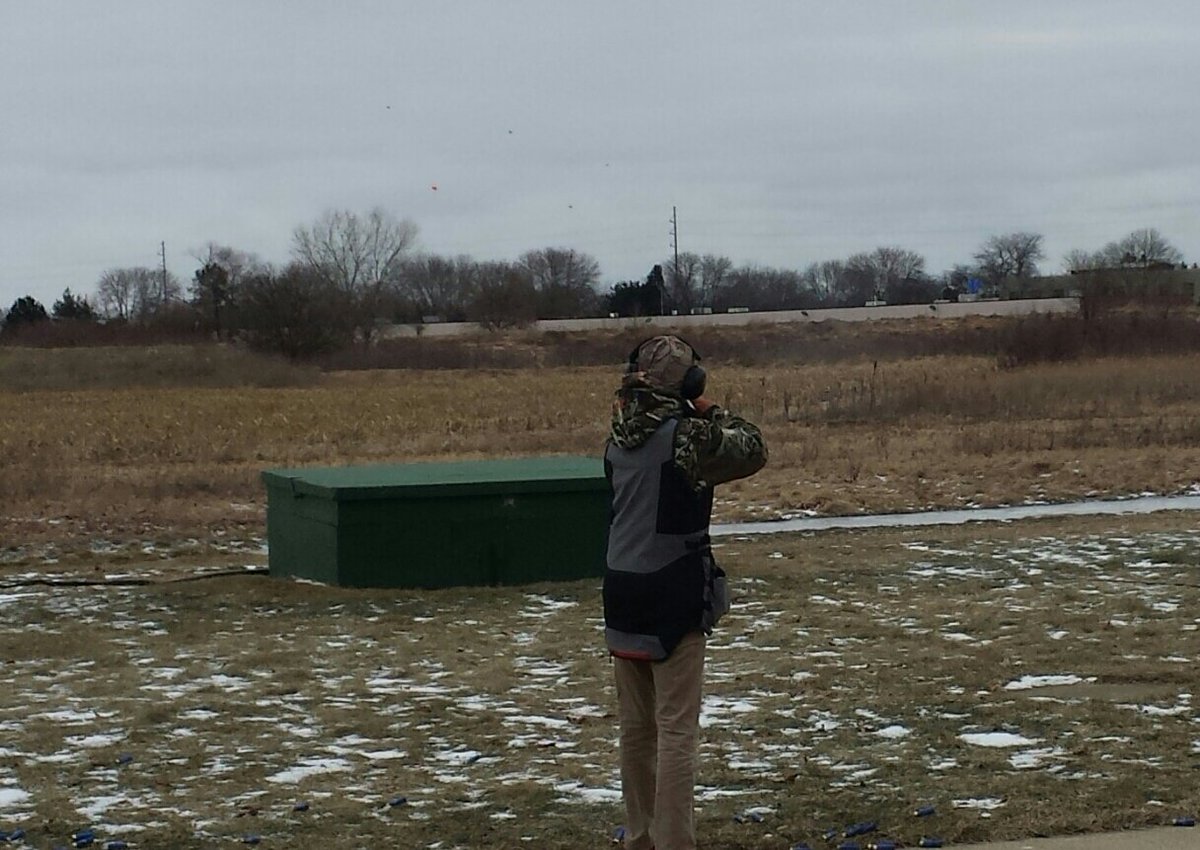 SpartanTrap's tweet photo. A cold yet exciting first range day. S/O to senior Riley Brien & freshman Christian Richter for a solid first practice! @ADBEHS #BETrap https://t.co/lMuTvenxXr