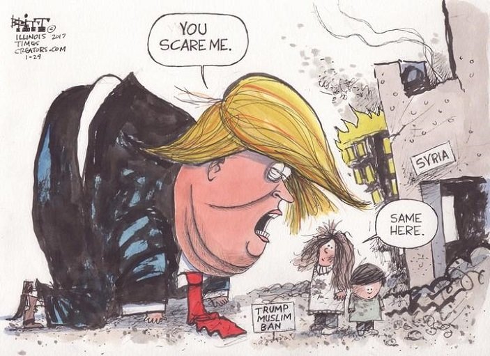TRH_WandC's tweet photo. You scare me - Chris Britt/Creators Syndicate https://t.co/TWt60eTGUa
