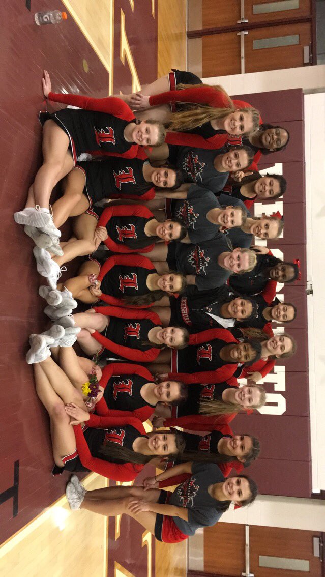 LHSLancerSports's tweet photo. Lancer Cheer wins SMAC Meet tonight in their Division!!  #LancerUp https://t.co/HsJZwkFA9g