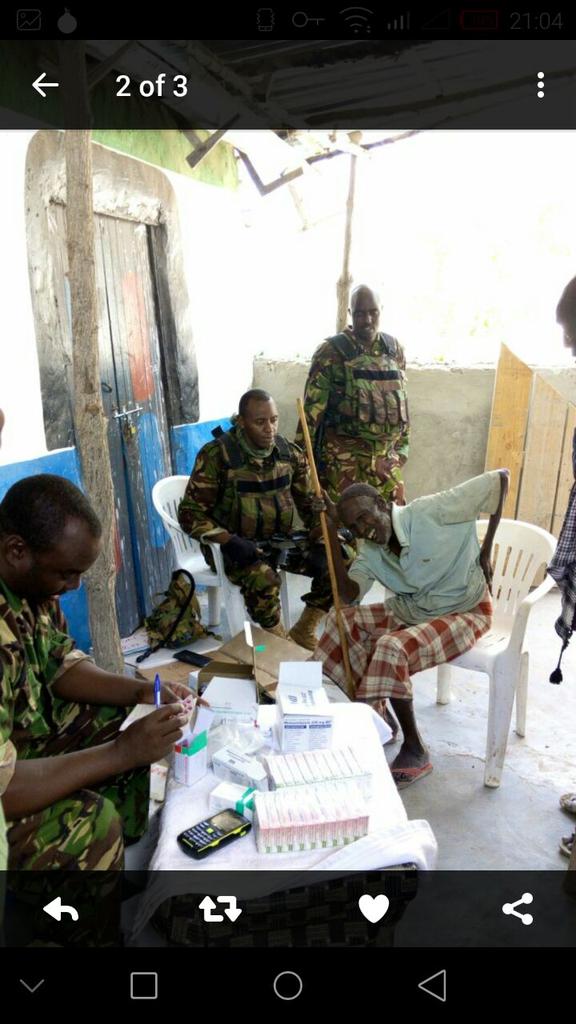 kdfinfo's tweet photo. Our personnel conducted a medical camp in Kuday,LowerJubba Region @amisomsomalia .Residents came out in large numbers.#KDFStrong #ThisIsKDF https://t.co/Nu9Auxezxx