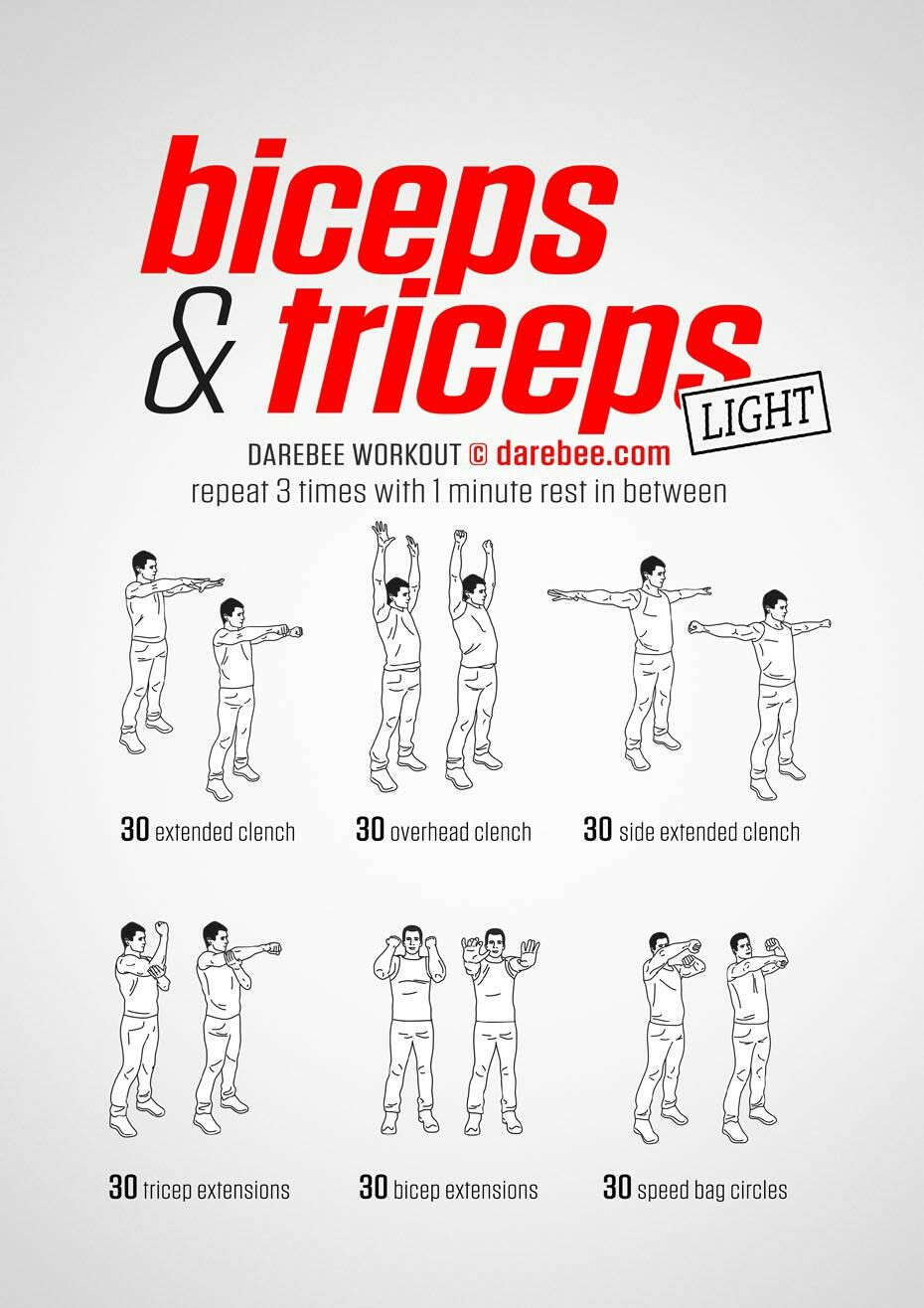 DAREBEE on X Workout of the Day Biceps Triceps Light https t KLSDNeOmu2 darebee wod workout fitness https t Coeh71ulgC X