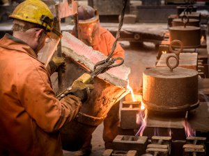 FastFlowFH's tweet image. No rest for the wicked! #Foundry #BridgeDrainage #Castings