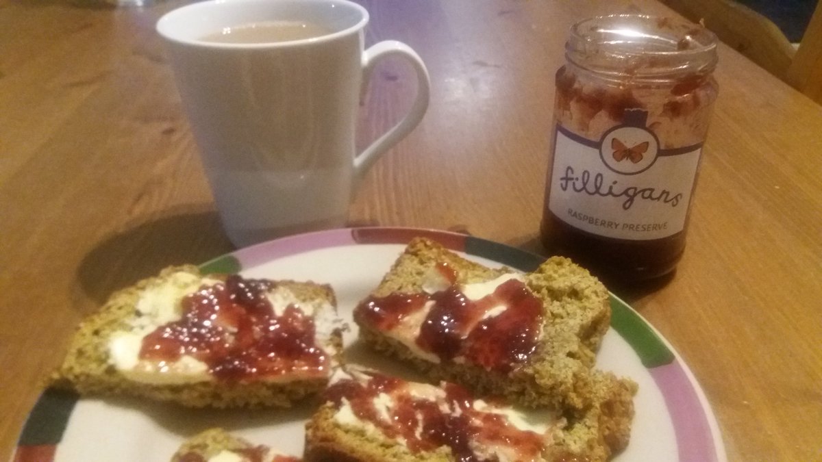 AndyNcl's tweet photo. @FilligansFoods #tastefromhome 😊. Last Aroma from freezer and breakfast in Newcastle with #Filligans raspberry jam! Yum! 😀 @Donegal_food https://t.co/bRH0HhaJcG