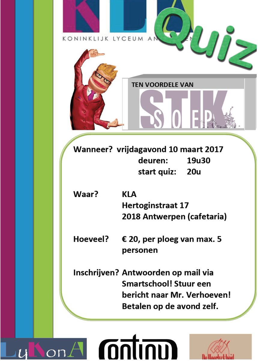 Schrijf je in voor de grote KLA-quiz! kla.be/wordpress/schr…