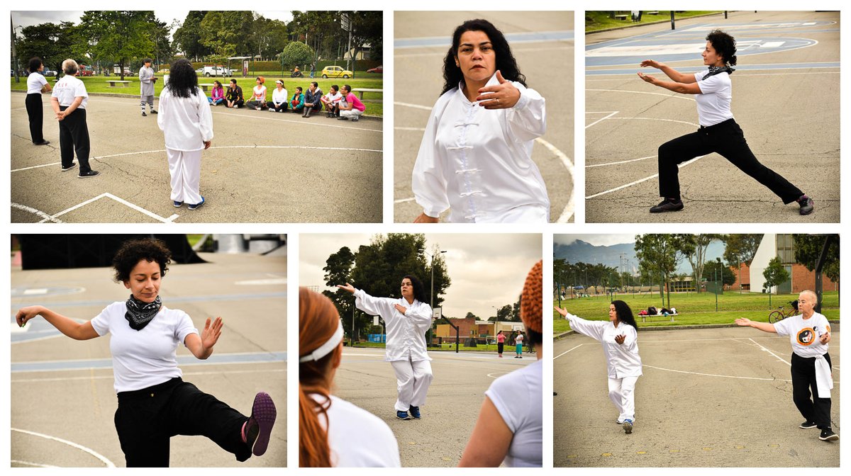 ShaolinColombia's tweet photo. La Escuela de Kung Fu “Espada Dorada del Sur” Shaolin Quan Colombia, celebro el Año Nuevo Lunar del Gallo de Fuego de la cronología China. https://t.co/fcZ9yN7OKH
