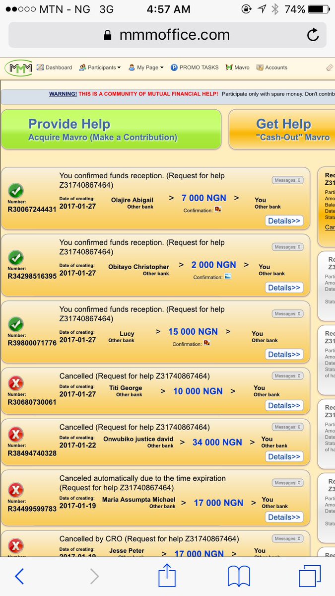 DjKhayslay's tweet photo. @MMMNigeriaHelp #mmmpays #mmmisback PO is back on Green. Was paid today n so were 3 of my downlines https://t.co/Qp2PAUSNaX
