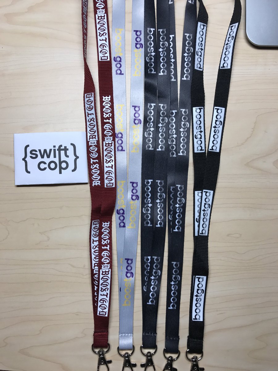 SwiftCop's tweet image. BoostGod Lanyard Giveaway
1 Winner
Pick Your Color!
1. Must follow @SwiftCop
2. Must RT this tweet
Winner picked 2/3
#TheSneakerBible