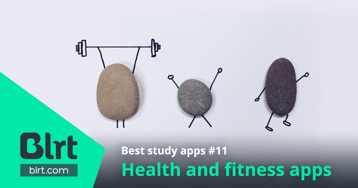 Blrt's tweet photo. #Blrt #beststudyapps No 11: #Health &amp; #fitness apps. See our blog for 80 more #bestapps #studytips https://t.co/uEicpOMA1i https://t.co/iOlKkbZrSG