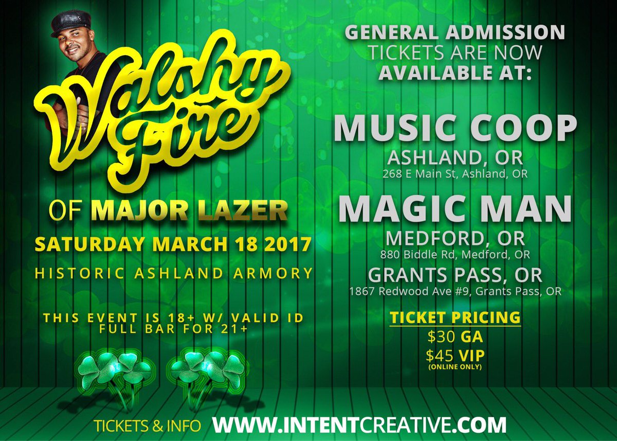 intentparty's tweet photo. Tickets now available in Ashland, Medford, and Grants Pass! DM for info. 
#intentcreative #medfordoregon #SouthernOregonEvents https://t.co/4V2vfaRNfv