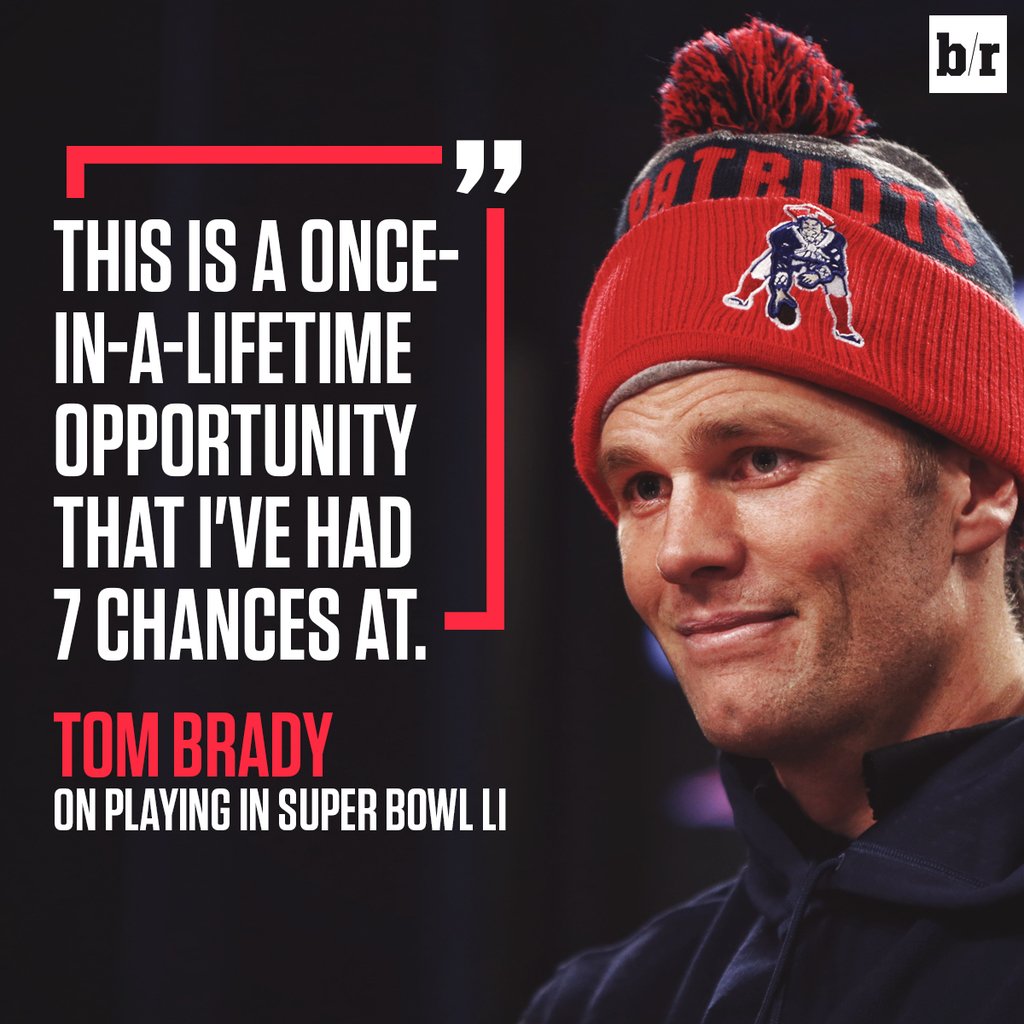 BleacherReport's tweet photo. Tom Brady has been blessed 🙌 https://t.co/QsJC1uCp2r