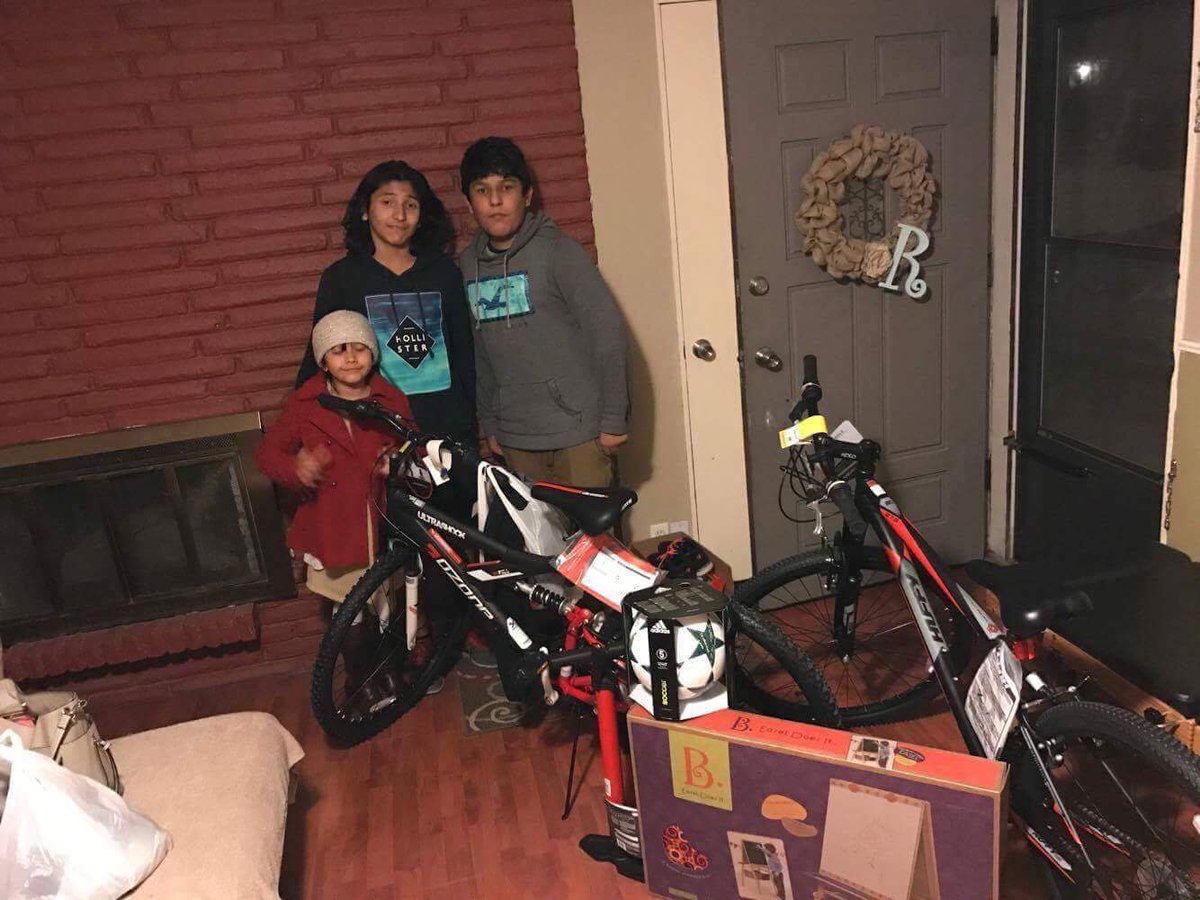 KULambdas's tweet photo. Robbie, one of the charters for our chapter, set up a fundraiser to purchase bikes for some kids in need. Thanks being a incredible person! https://t.co/hqGsDTKLUv