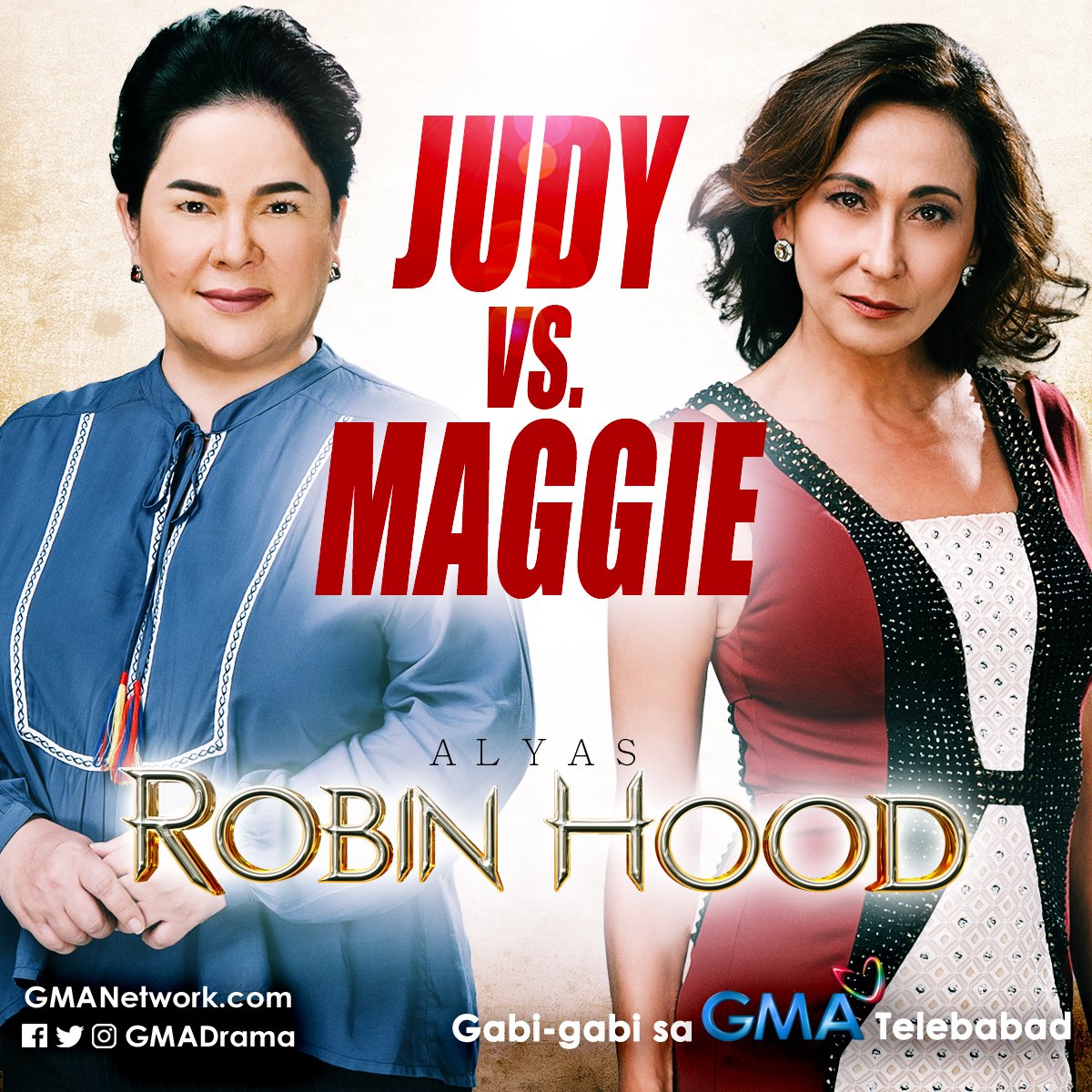 GMADrama's tweet photo. Hindi papatalo si Nanay Judy mamaya sa #ARHJudyVsMaggie! Tarayan battle na ito! https://t.co/lDgvoQRIuk