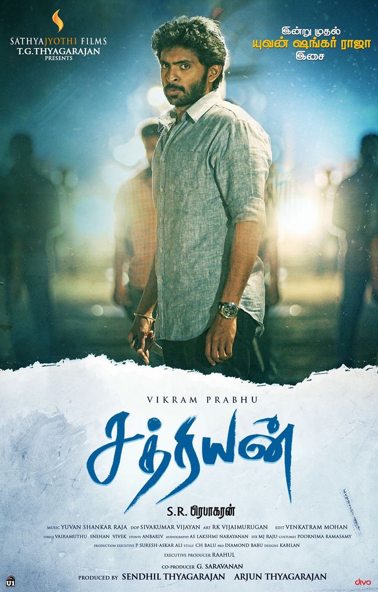 iamVikramPrabhu's tweet photo. #Sathriyan Yuvan's music at 11am 👍
 https://t.co/oVvwmwRAxG https://t.co/jd9n391yhp