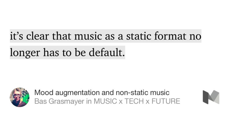 touitalk's tweet photo. “Mood augmentation and non-static music” — @basgras https://t.co/XHH5URLKcN https://t.co/VB2apZ5ZE0