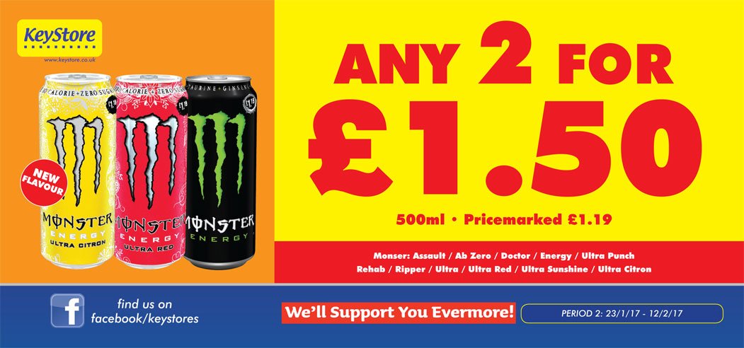 McLeish_Inv's tweet photo. Get a boost to help you through the week with our great #offers on #energy drinks! https://t.co/WBaKYHi1RW