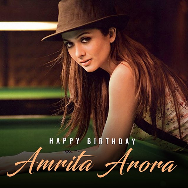 We wish the stunning actress, Amrita Arora a very Happy Birthday! :) 