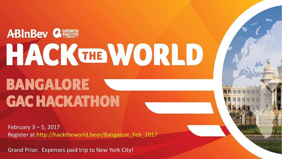 3 days to go! Apply soon --> hacktheworld.beer/Bangalore_Feb_…  HACK THE WORLD from Feb 3- Feb 5, 2017.  #hacktheworld #abinbevindia