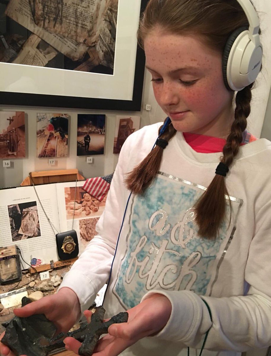 GaryMarlonSuson's tweet photo. Allowing #kids to hold 9/11 #Artifacts while hearing the stories behind them holds their interest in this #iPhone generation. #teach #parent https://t.co/l0SmJbzFZT