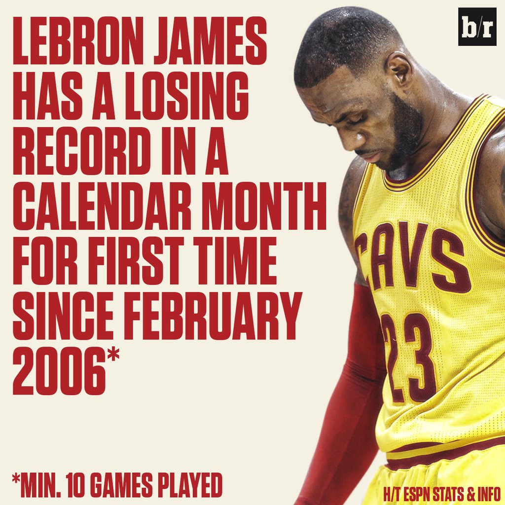 The Cavs finished 7-8 in January 😮