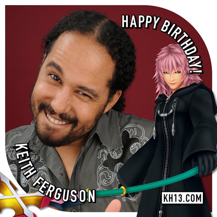  Happy 45th Birthday to   Keith Ferguson (voice of Marluxia) 