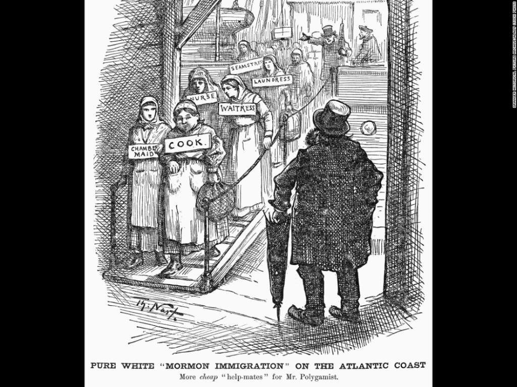 CNN's tweet photo. 138 years ago, the controversy over travel bans and religion was about Mormons from Europe https://t.co/gaxQiZRBX7 https://t.co/6iovkNoFqB