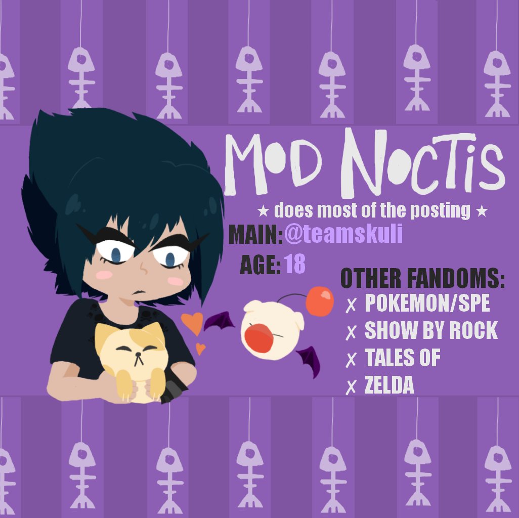 XVasvines's tweet photo. Since we've been around for a lil while, we thought we'd make some "meet the mod" introductions in case anyone wanted to... well, meet us! https://t.co/fNJmo8e0Wq