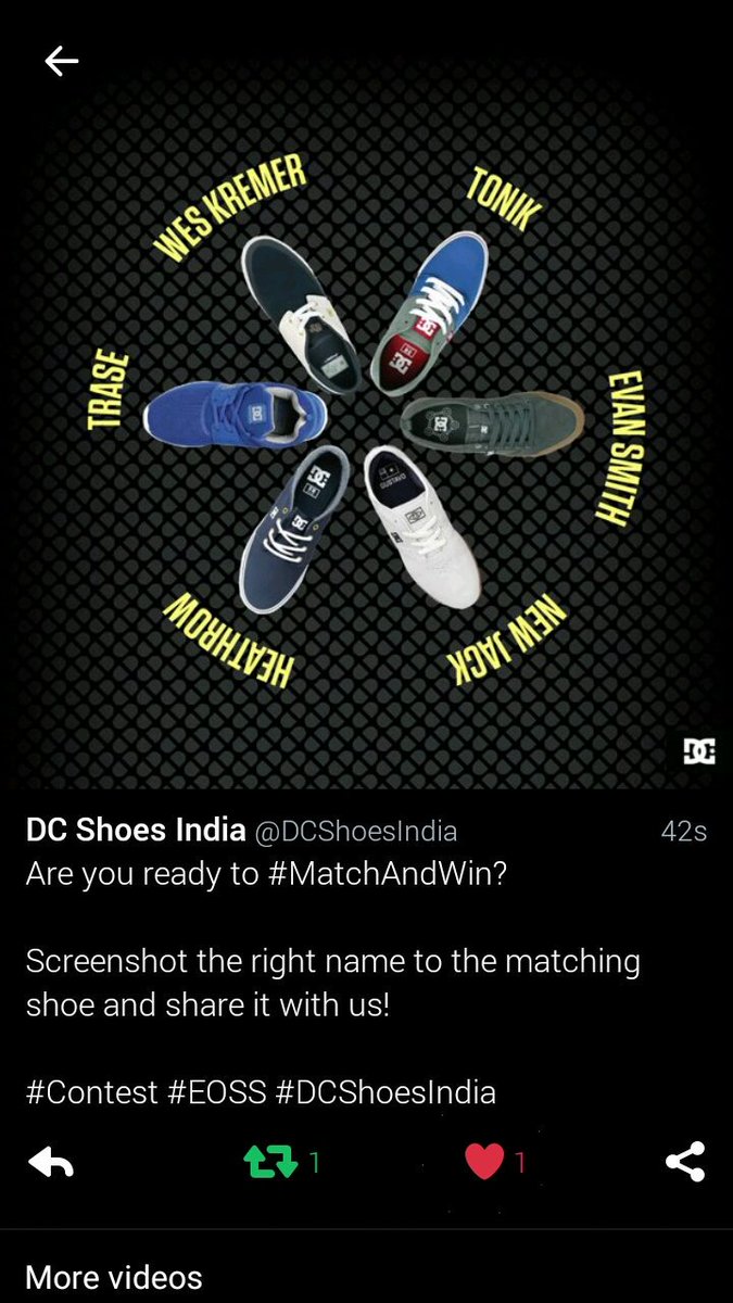 chiragmafia's tweet image. Got it
#MatchAndWin #EOSS #DCShoesIndia 
Join now
@abhikarmakar_i 
@S21Nawab 
@smojawala 
@ImBhaumil