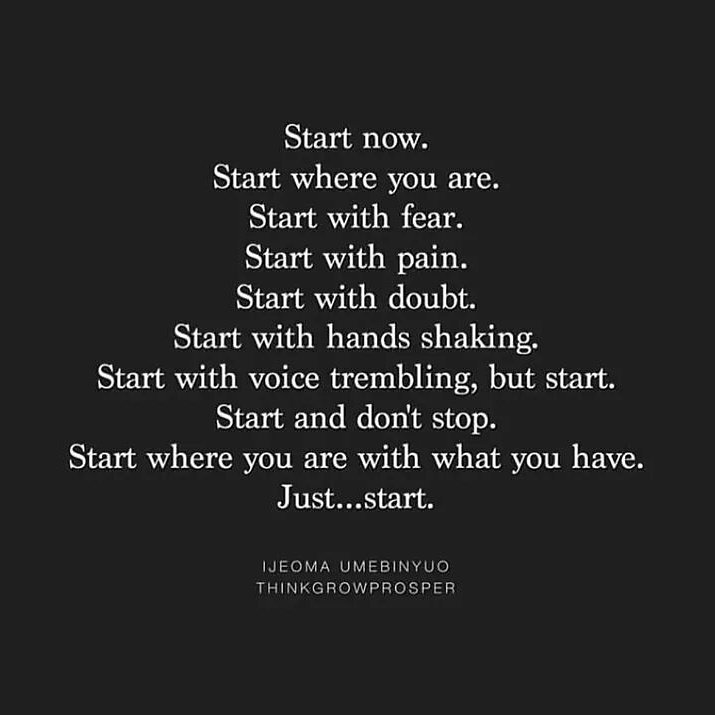 Lozancar's tweet photo. START!!! START FROM 0 BUT START!!!. "ALL BIG THINGS STARTED OUT SMALL." 📚 #start #begin #entrepreneur #courage https://t.co/UCkhdH4J69