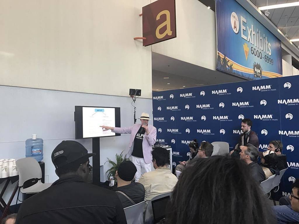 Brew_LP's tweet photo. NAMM: Mr. David Stopps discussing music and artist management, with such topics as; royalt… https://t.co/CeN1kuKxQj https://t.co/hZ9Sf2NDpL