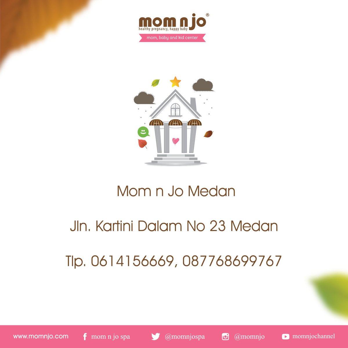 momnjospa's tweet photo. Medan : Jl.Kartini Dalam No.23, Telp : 0614156669 - 081977703100,  WA 087768699767. Facebook &amp; Instagram : @momnjomedan https://t.co/8v1GB1pBJV