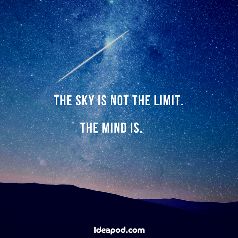 artofwb's tweet photo. The sky is not the limit. The mind is. https://t.co/u2r6PQbVdp
