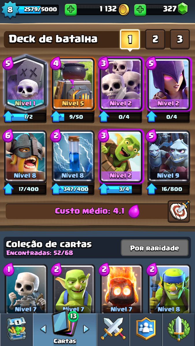 DoctorGamerBR's tweet photo. @GelliClash o que vc acha do meu deck? https://t.co/rfVsrbY0xH