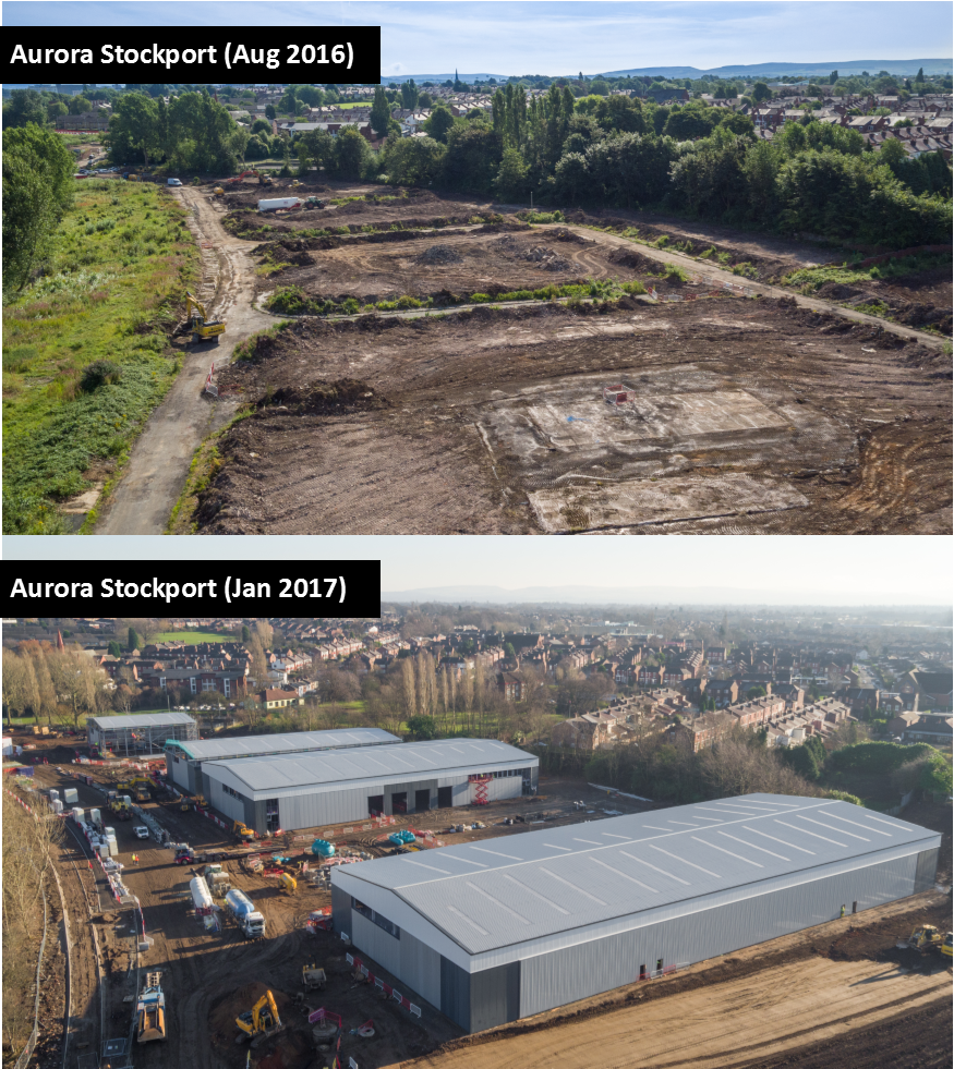yourseddon's tweet photo. Great progress being made at #AuroraStockport for @StockportMBC - how things have changed since last August! #builtbyseddon https://t.co/5XoQ8N0Ksl