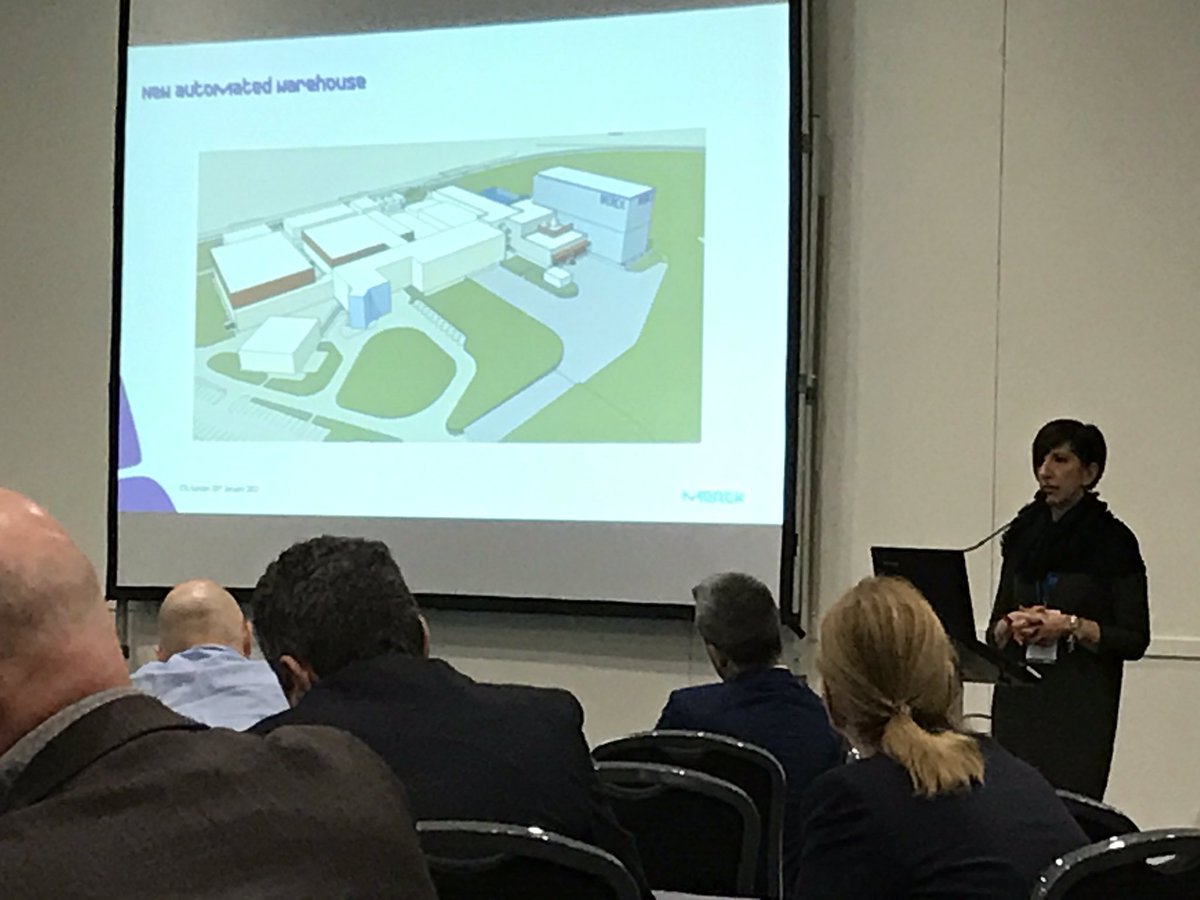 KatherineGords's tweet photo. Great presentation on automated warehouses from Merck Serono at #TCL2017 https://t.co/l1GKP8bzQa