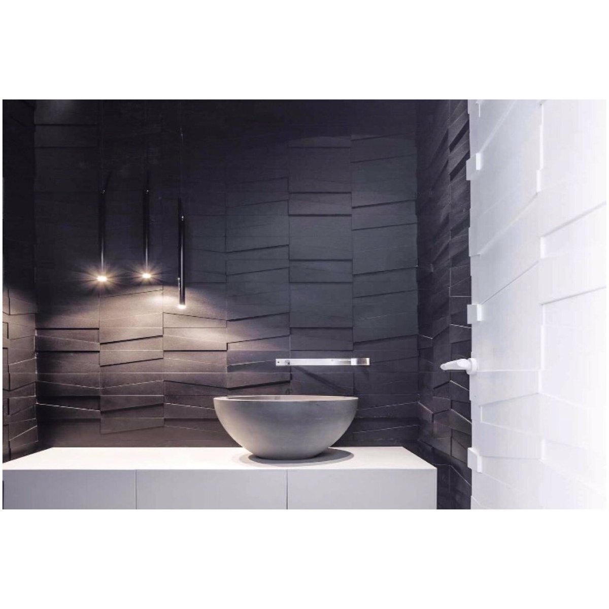 LIS_Design's tweet image. #blackandwhiteinterior spot on @HomeDSGN sleek, #contemporary and striking