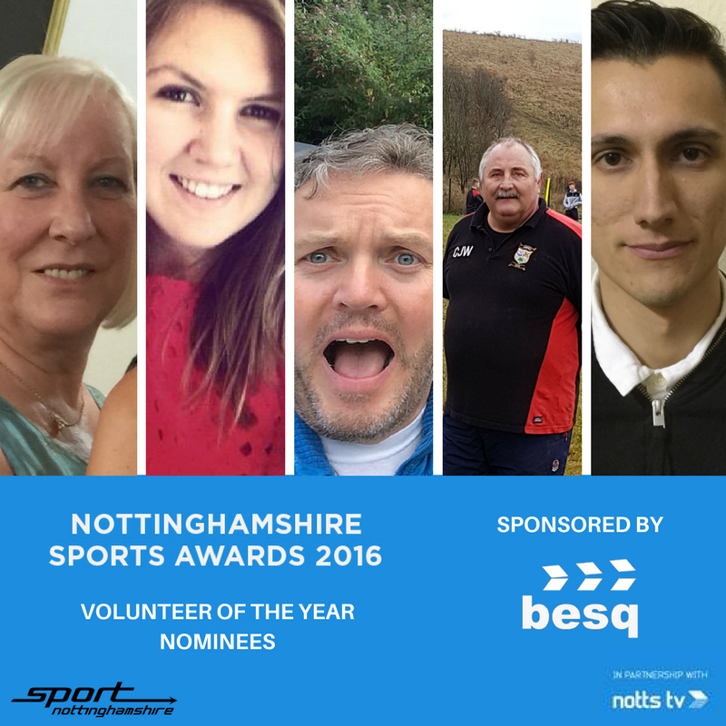 #NottsSportsAwards
Who do you think is going to win?
Volunteer of the Year Award
Sponsored by: Besq RED Epic / Dragon Camera Hire