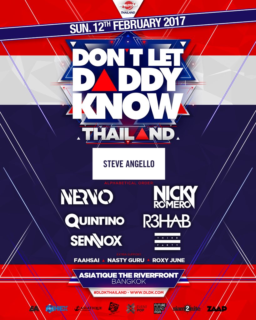 DLDK_OFFICIAL's tweet photo. BANGKOK are you ready for #DLDKTHAILAND? See you February 12th 🌎🔺🇹🇭 #DLDK https://t.co/Xo3evTP0NU
