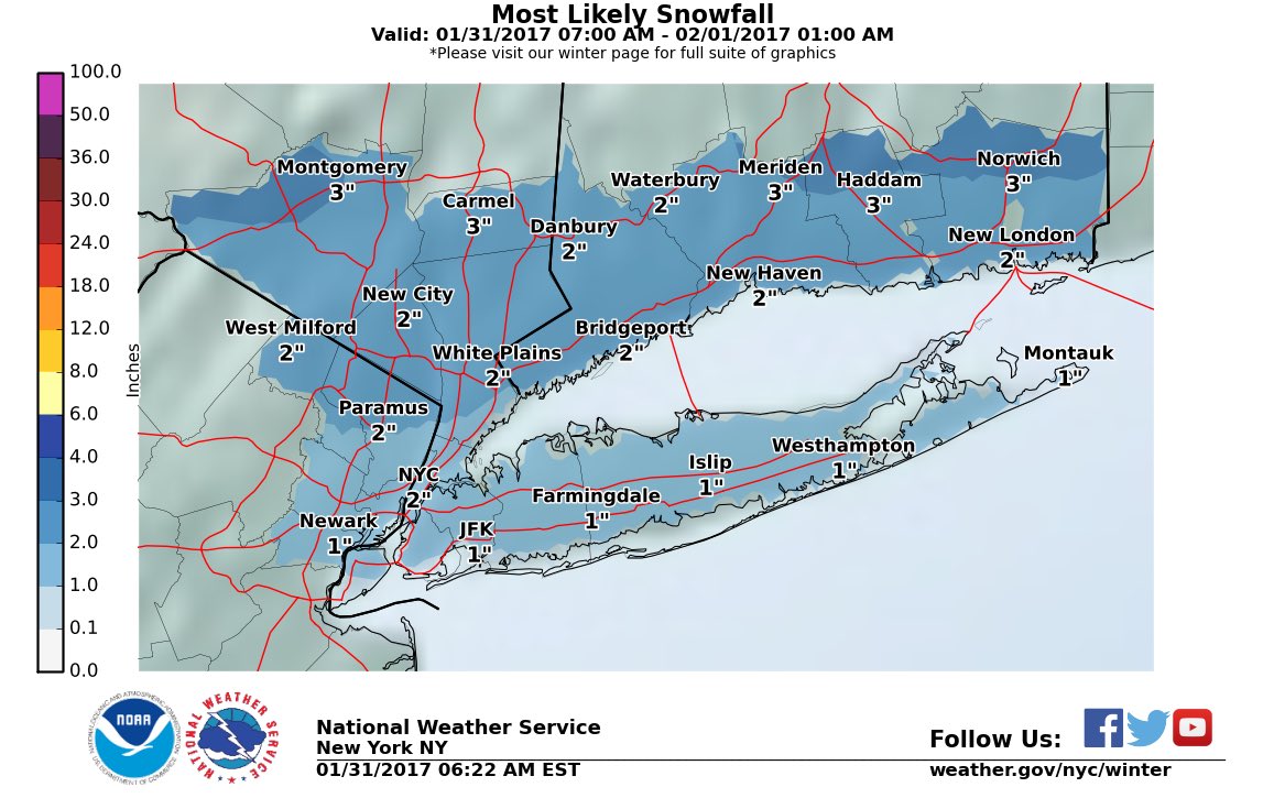 HobokenWX's tweet image. #Hoboken Light Snow this Morning, ❄️Increasing this Afternoon. Possible Rain Mixing in Late Afternoon/Evening. Total Accumulations ~2inches