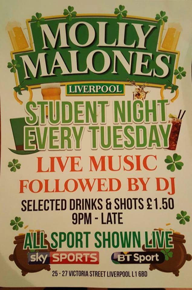 Out for the Liverpool v Chelsea game tonight? 
Why not come in and enjoy great music and £1.50 drinks while it's on
