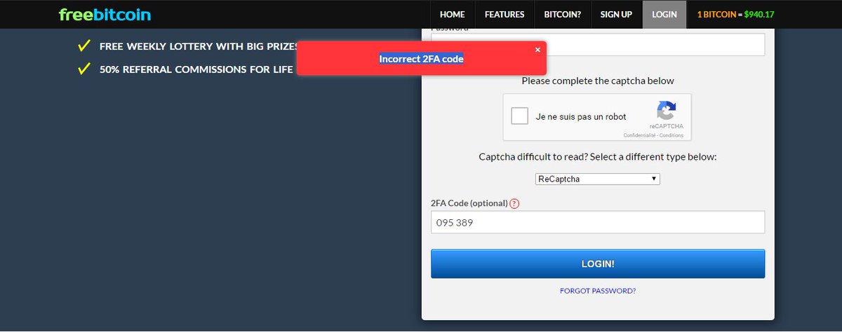 what is 2fa code in free bitcoin