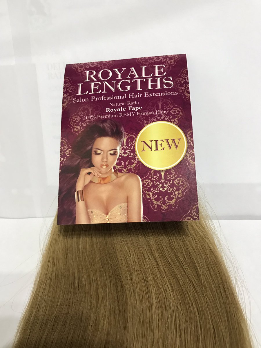 Royale_Lengths's tweet photo. Our new Royale Tape is now in stock in a verity of colours https://t.co/hzn2cuTBBp #hairextensions #tapehair https://t.co/3Z7KFfmWSL